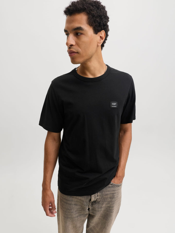 Jack &amp; Jones 12298439 Cleveland t-shirt zwart – heren