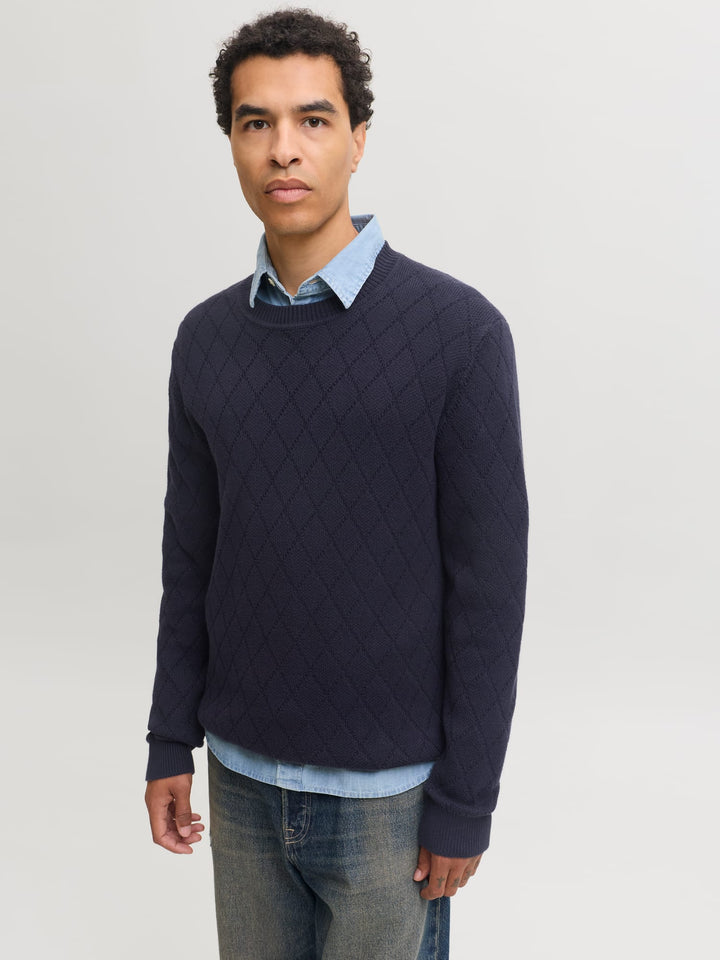 Jack & Jones Blacole trui heren – navy