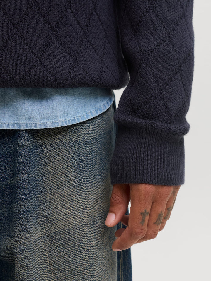 Jack & Jones Blacole trui heren – navy