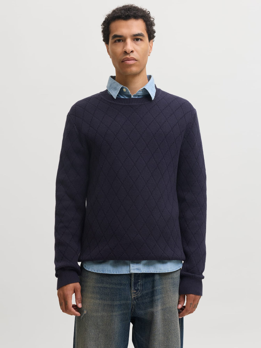 Jack & Jones Blacole trui heren – navy
