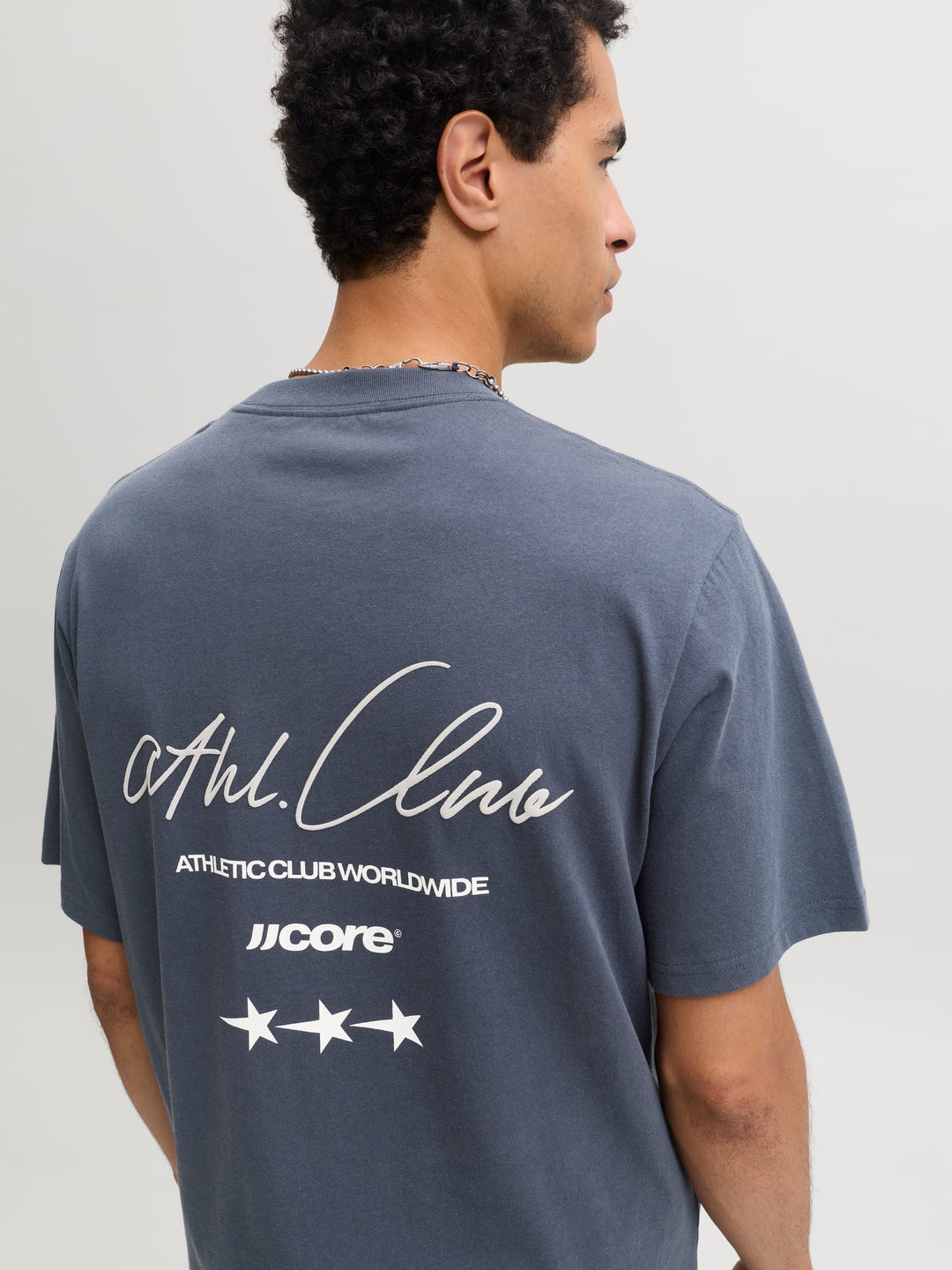 Jack &amp; Jones 12300239 CLUB T-shirt navy – heren