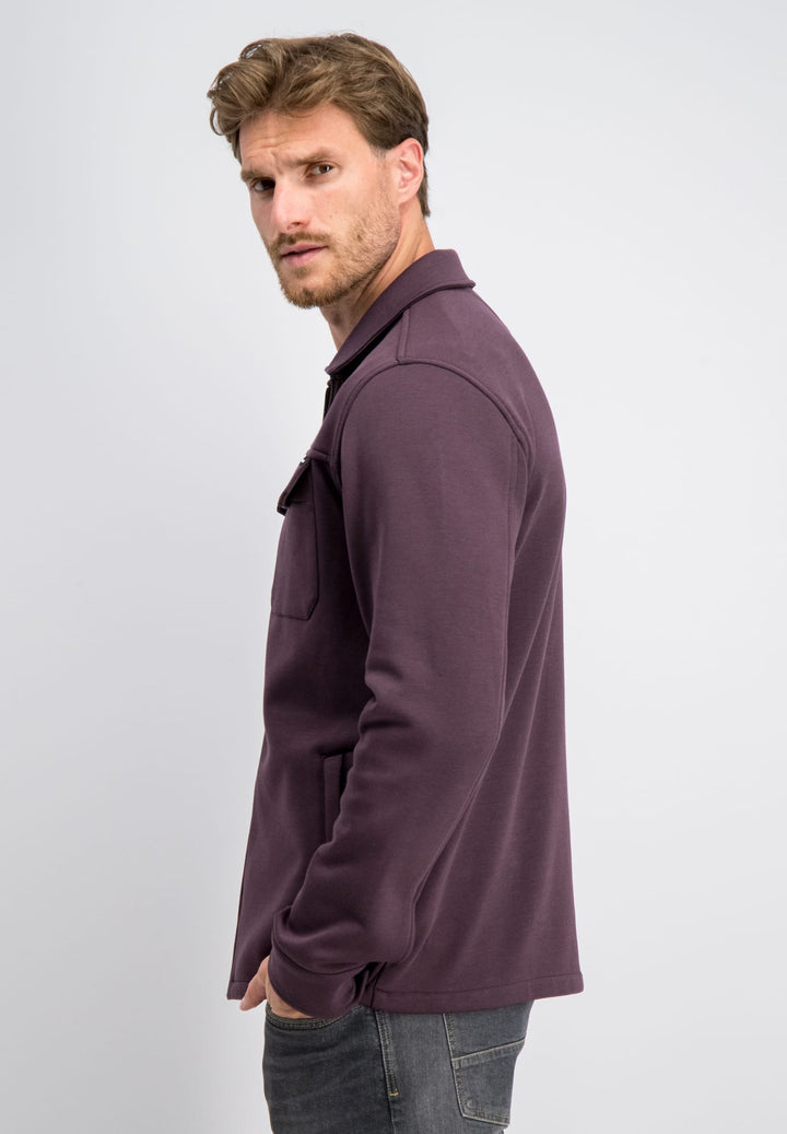 Gabbiano men 4267422 EASON overhemd l/m steenrood – heren - Bordeaux
