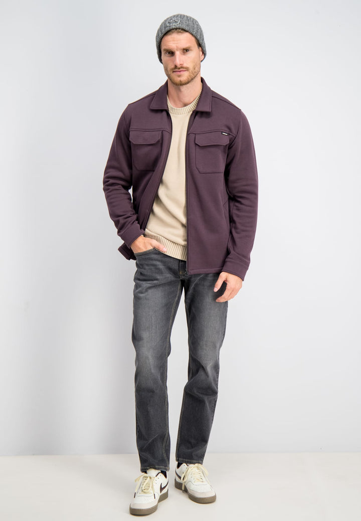 Gabbiano men 4267422 EASON overhemd l/m steenrood – heren - Bordeaux