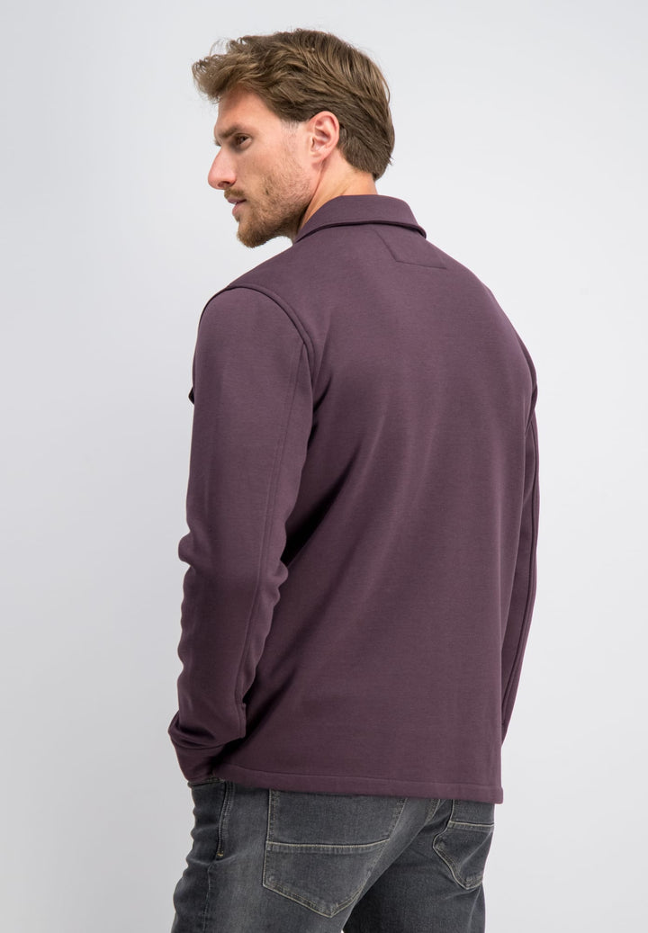 Gabbiano men 4267422 EASON overhemd l/m steenrood – heren - Bordeaux