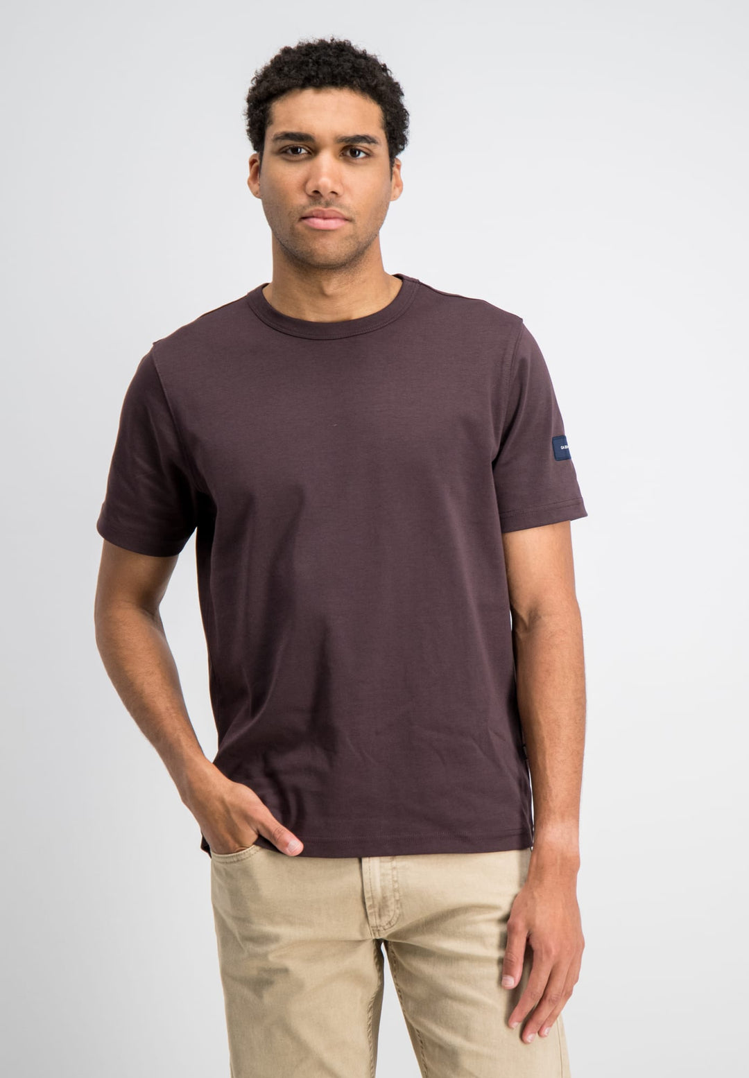 Gabbiano men 1567127 BLAZE t-shirt bordeaux – heren