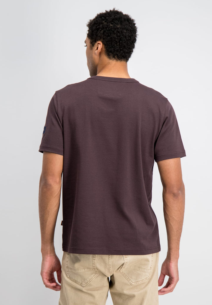 Gabbiano men 1567127 BLAZE t-shirt bordeaux – heren