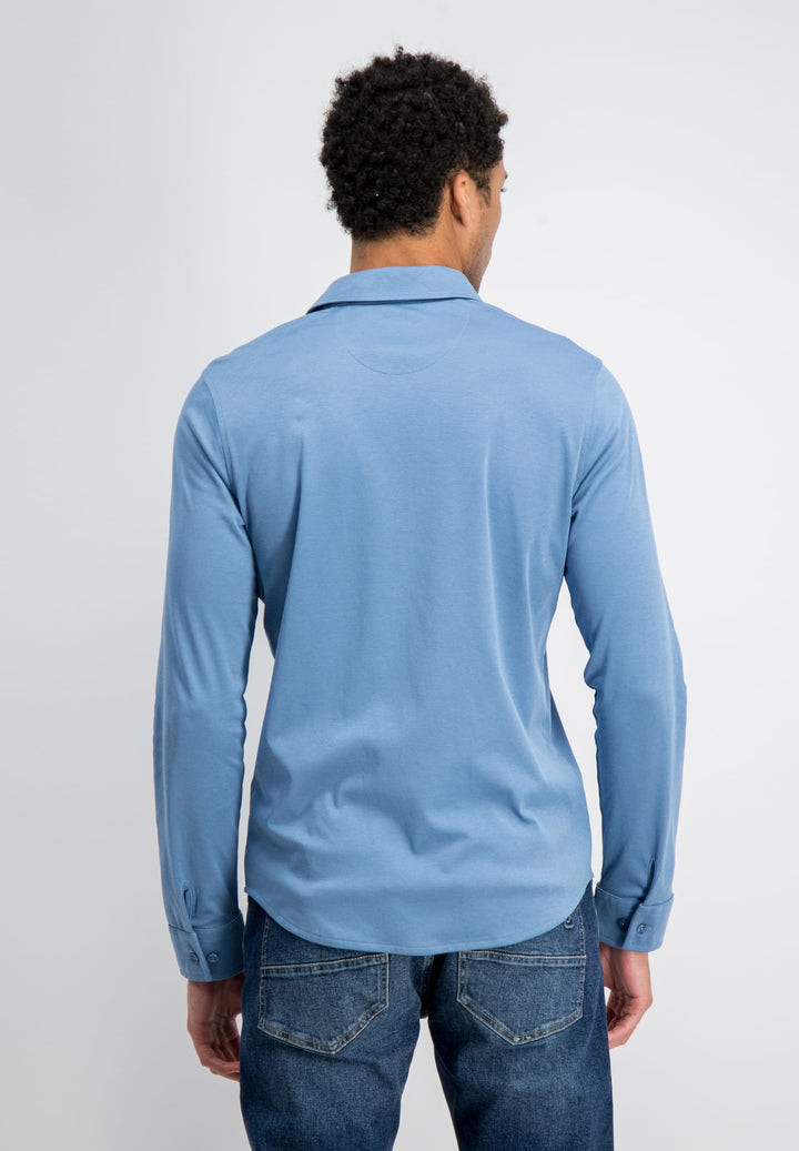 Gabbiano men 3367340 TONE-S overhemd l/m lichtblauw