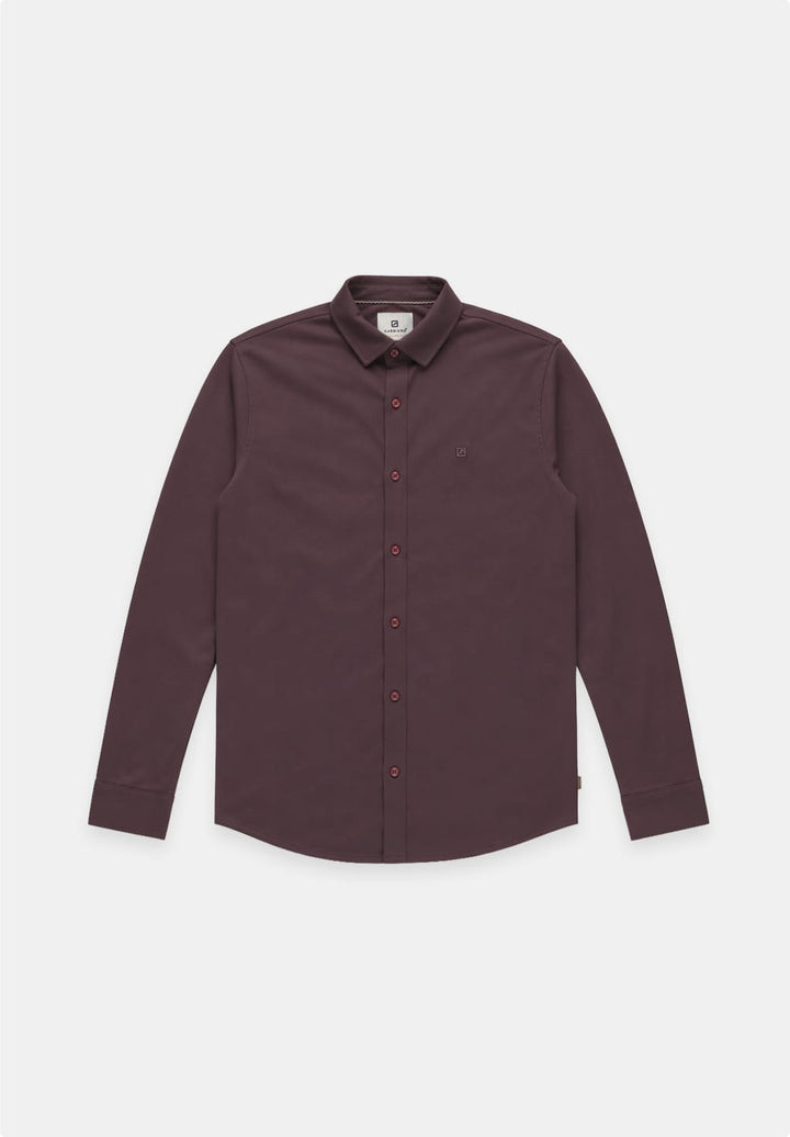 Gabbiano men 3367340 TONE-S overhemd l/m bordeaux