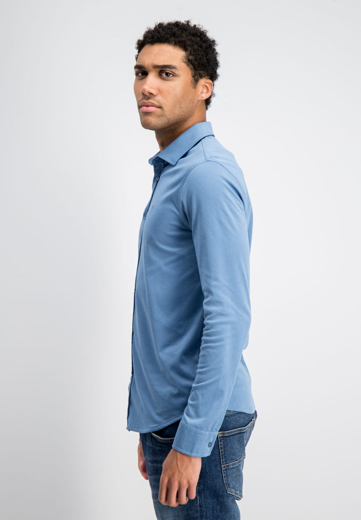 Gabbiano men 3367340 TONE-S overhemd l/m lichtblauw