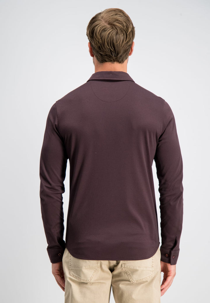 Gabbiano men 3367340 TONE-S overhemd l/m bordeaux