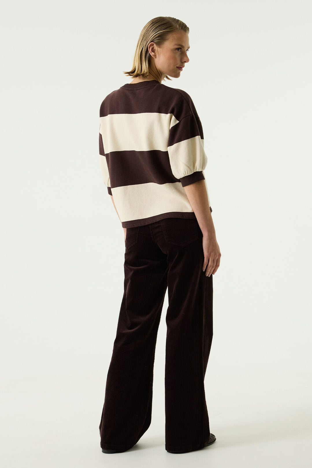 Garcia woman 249-32 Celia wide – lange broek dames - Bruin - L32