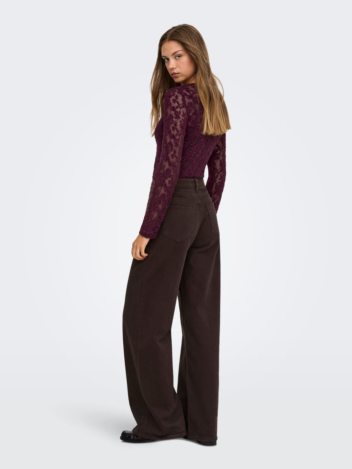 Only 15356155 Blaise blouse bordeaux