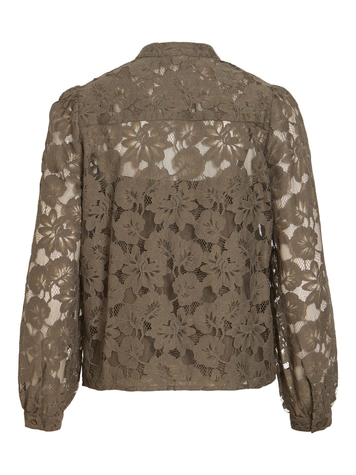 Vila 14121352 Sala blouse l/m dames taupe