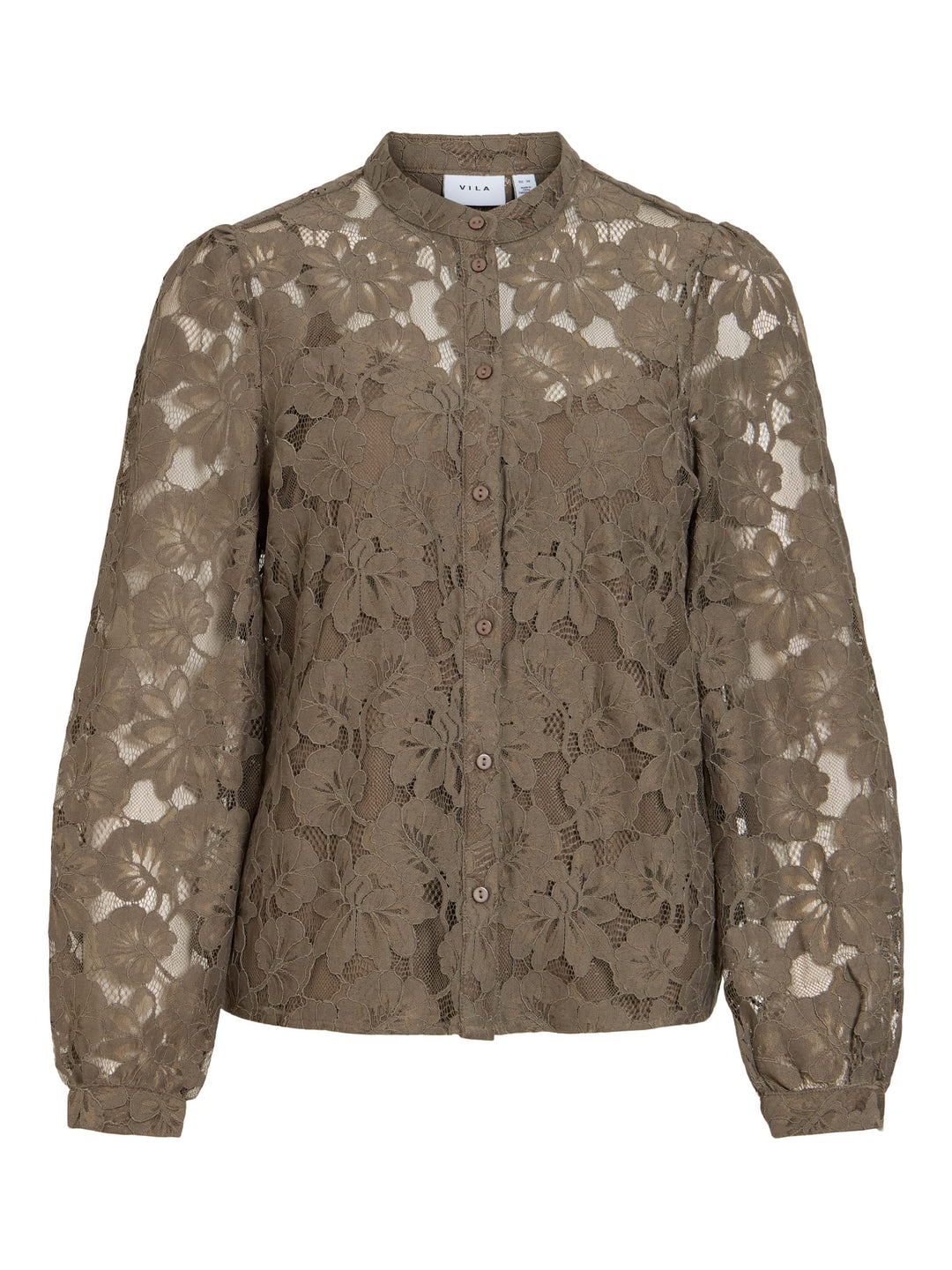 Vila 14121352 Sala blouse l/m dames taupe