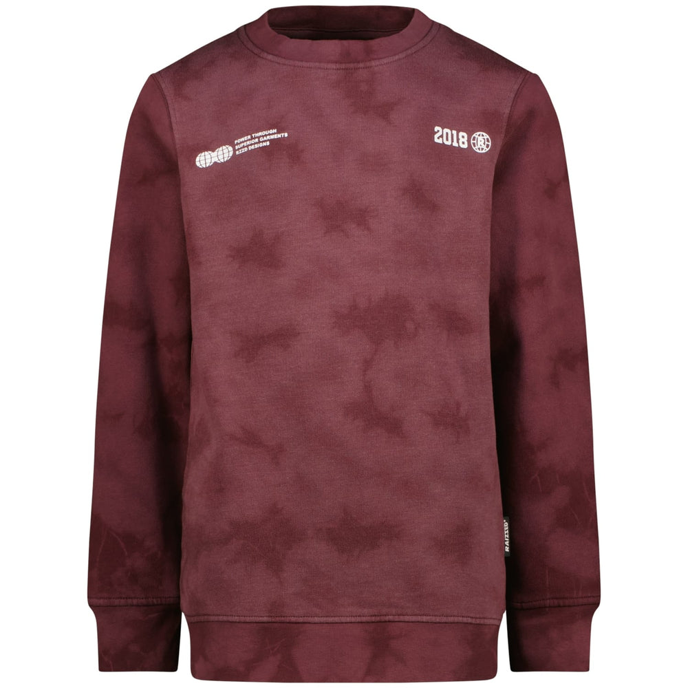 Raizzed r225KB340102 sweater jongens aubergine