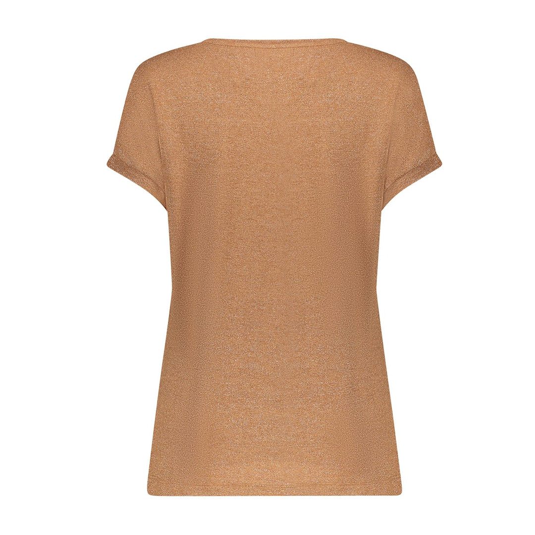 Geisha 62873-24 t-shirt k/m dames camel