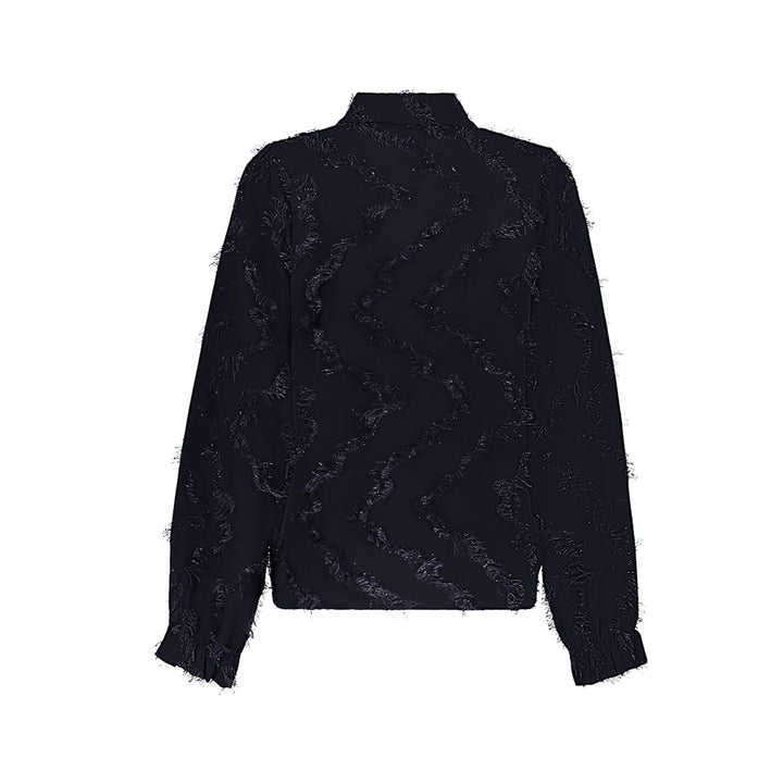 Geisha 63909-20 blouse l/m dames blue denim - Navy