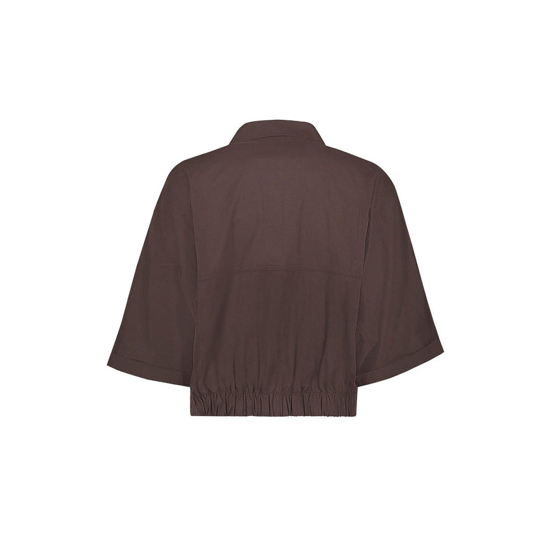 Geisha 65502-10 blouse l/m bruin – dames