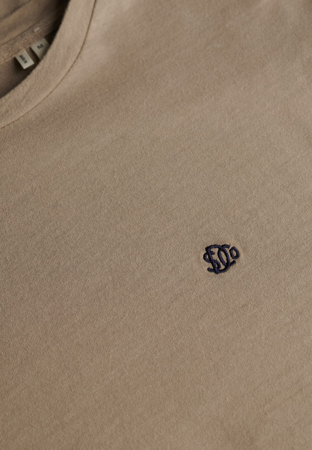 Superdry M6010988A t-shirt l/m beige – heren