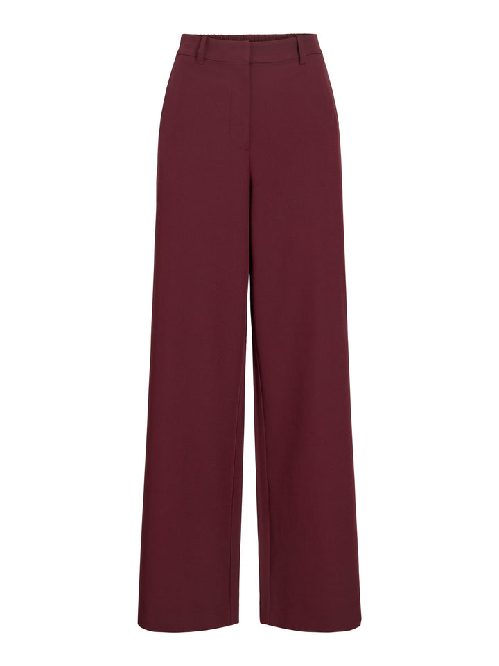 Vila 14117611 Ontaya lange broek dames bordeaux