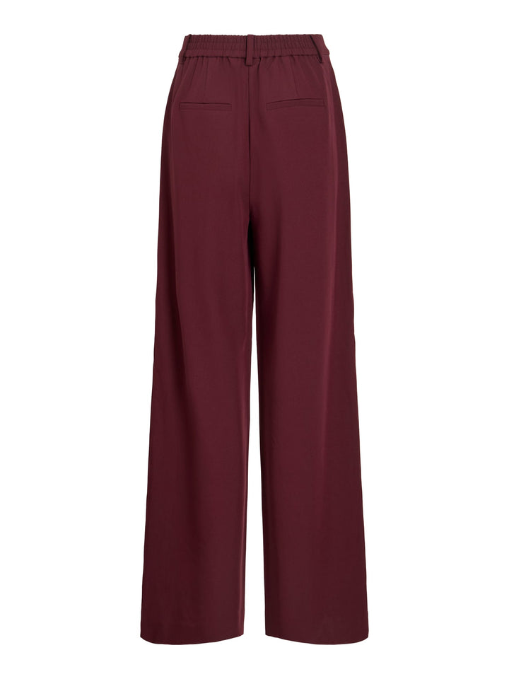 Vila 14117611 Ontaya lange broek dames bordeaux