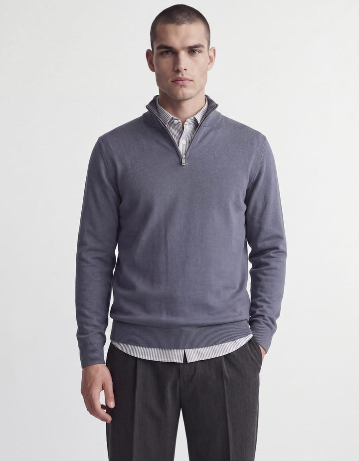 Jack &amp; Jones 12189339 Emil trui grijs – heren