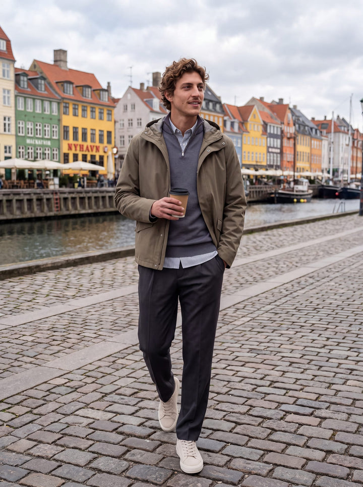 Jack &amp; Jones 12189339 Emil trui grijs – heren