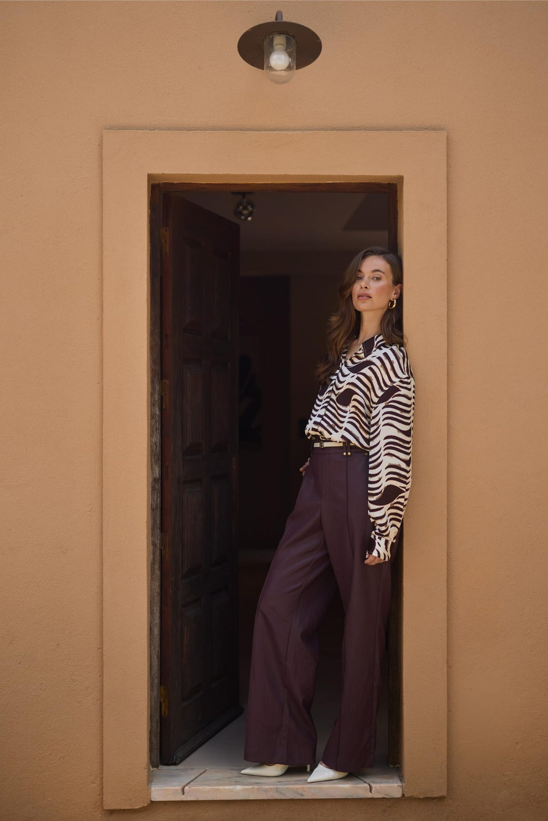 Nukus NKF09061 Jill lange broek dames bordeaux