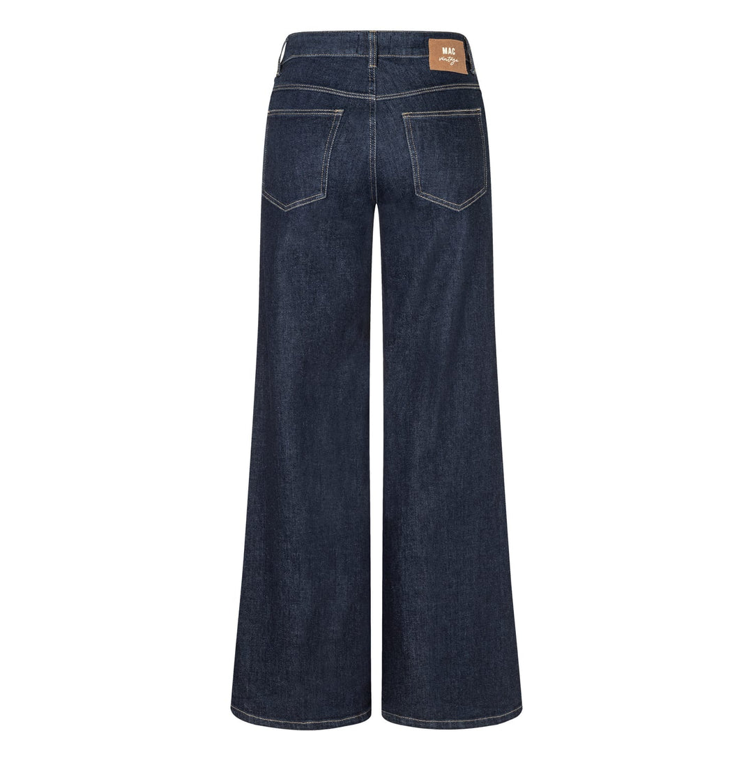 MAC women 5239-90 wide flair jeans – dames - Blue Denim - L34