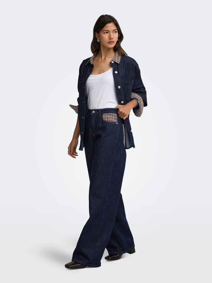 Only 15384823 Hope jeans loose fit dames blue denim