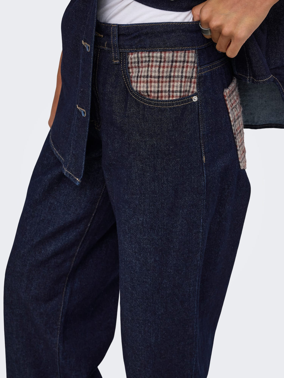 Only 15384823 Hope jeans loose fit dames blue denim