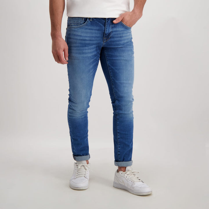 Cars men 7462876 bates jeans slim fit blue denim – heren - L36