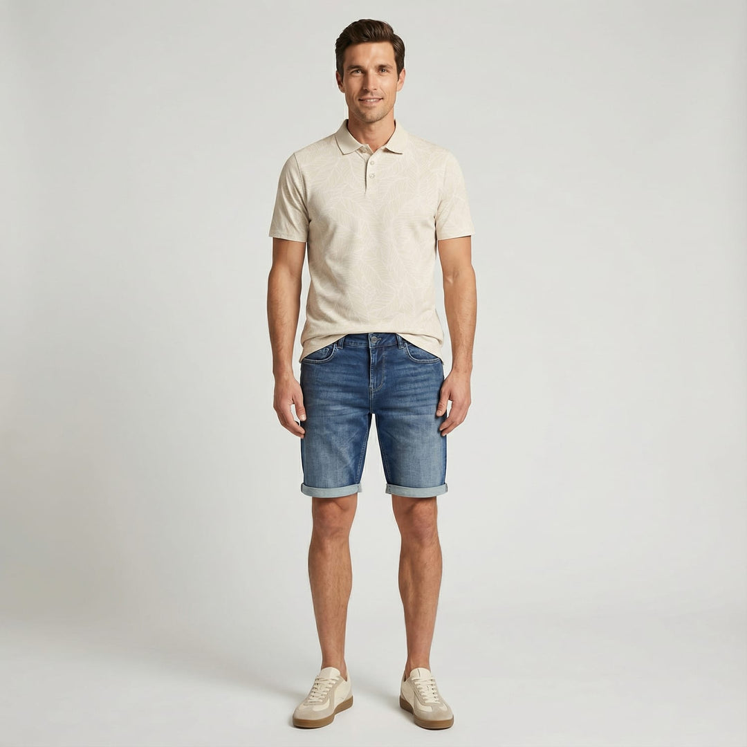 Cars men 6582703 California short denim heren blue denim