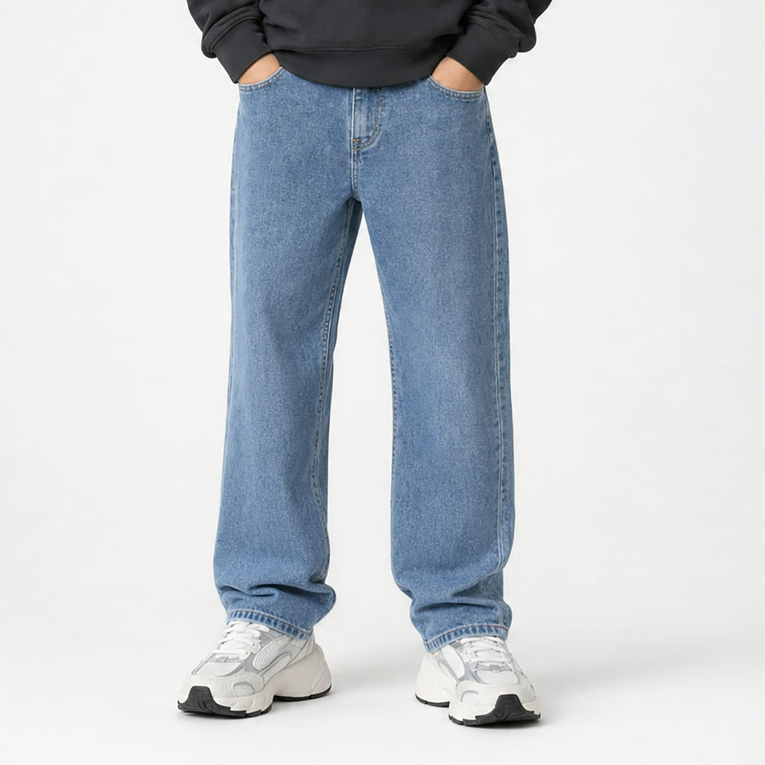 Cars boys Gateley jeans baggy fit – jongens - Blue Denim