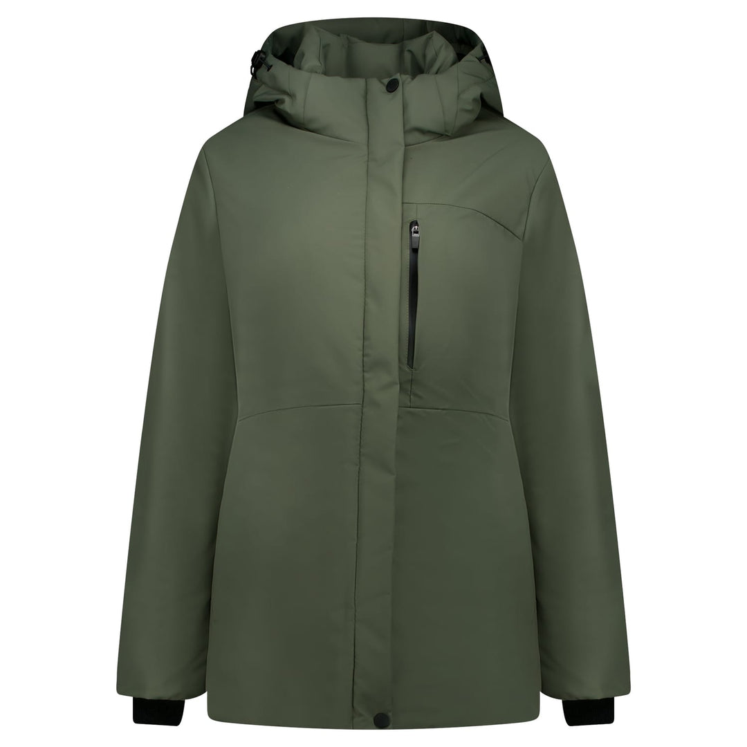 Cars Women 61657 Jenza winterjas dames groen