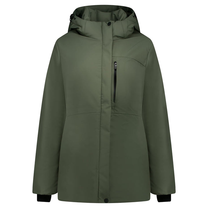 Cars Women 61657 Jenza winterjas dames groen