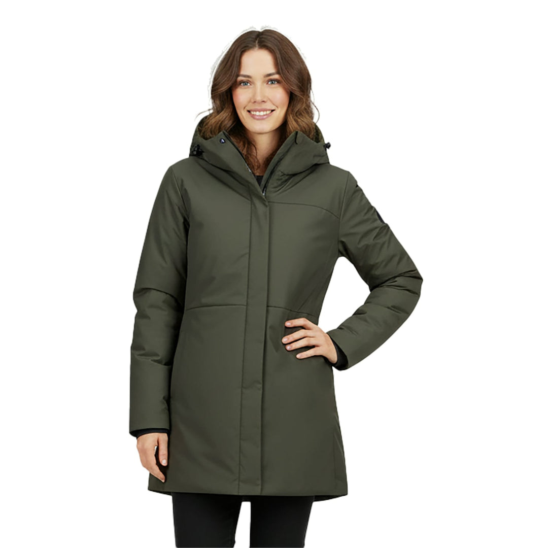 Cars Women 61657 Jenza winterjas dames groen