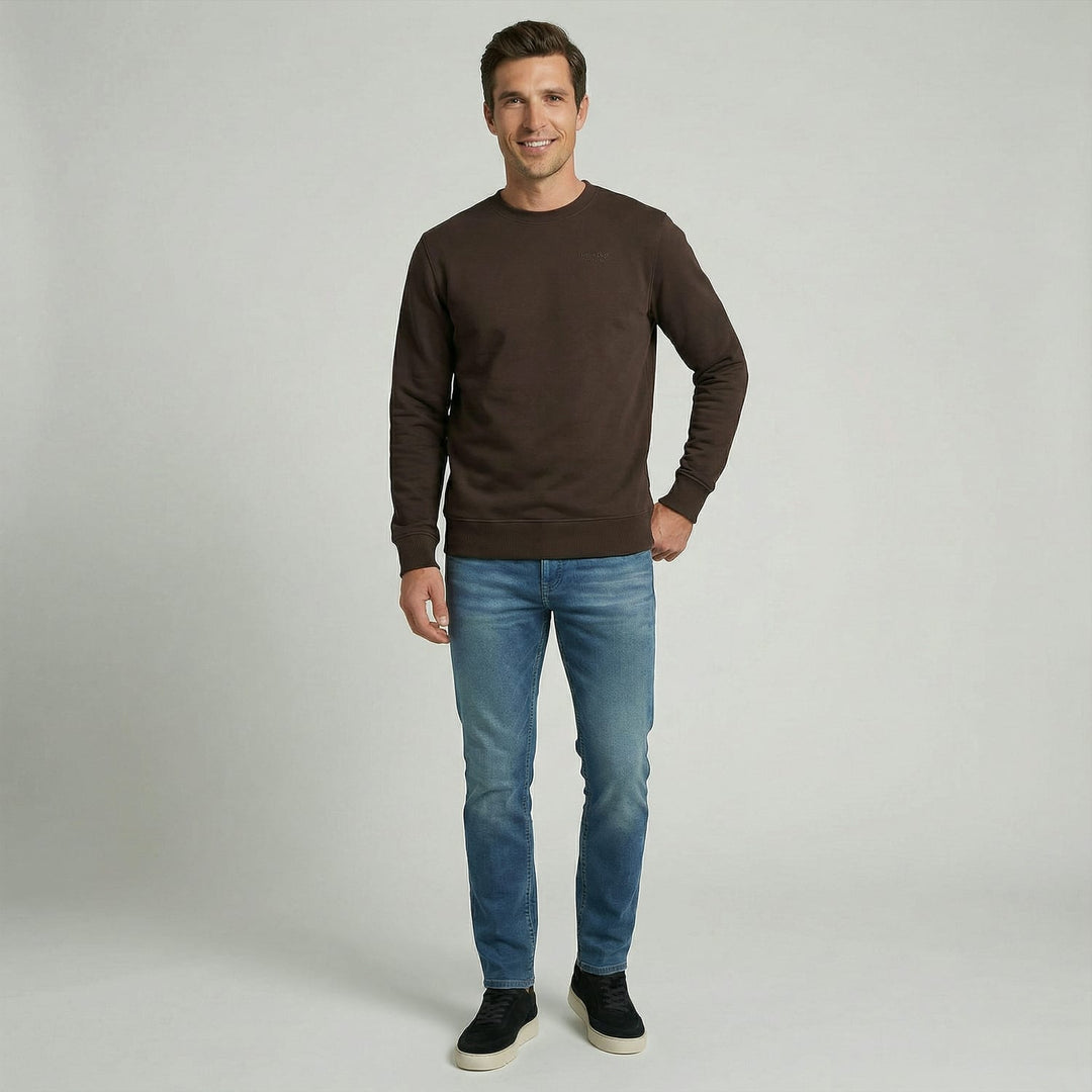 Cars men YLONO 60697 sweater heren bruin