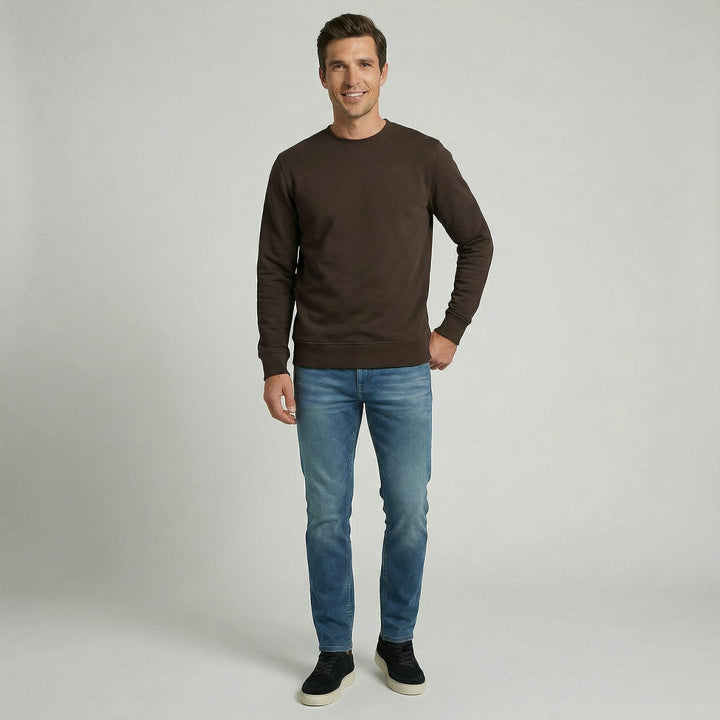 Cars men YLONO 60697 sweater heren bruin