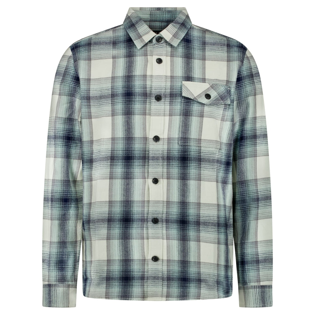 Cars men 6829712 Corzez overhemd k/m heren blauw dessin