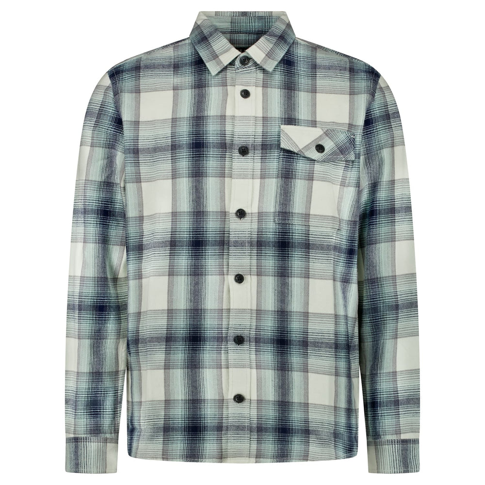 Cars men 6829712 Corzez overhemd k/m heren blauw dessin