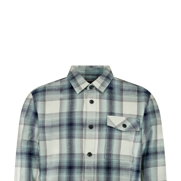 Cars men 6829712 Corzez overhemd k/m heren blauw dessin