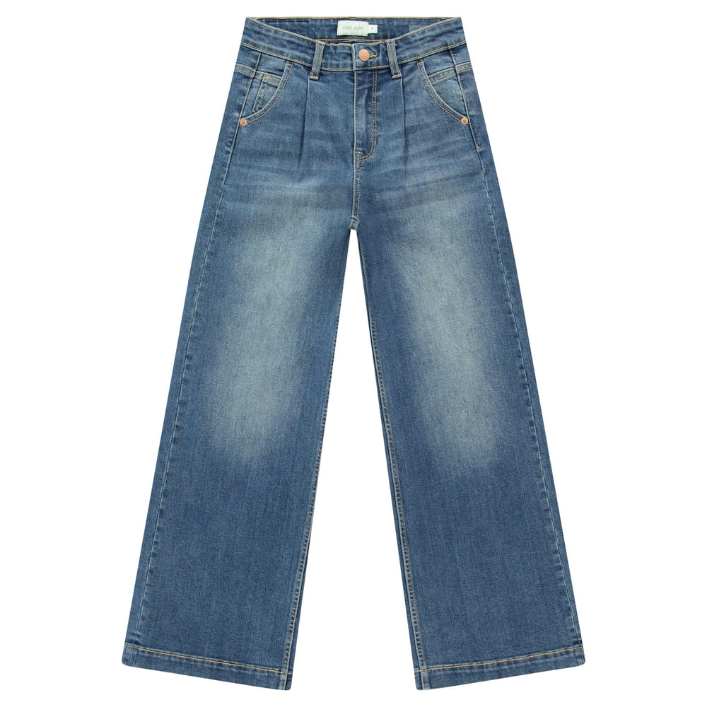 cars girls 28038 jeans bootcut flare fit blue denim – meisjes