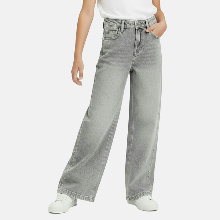 Cars Girls 58829 jeans bootcut flare fit grey denim – meisjes