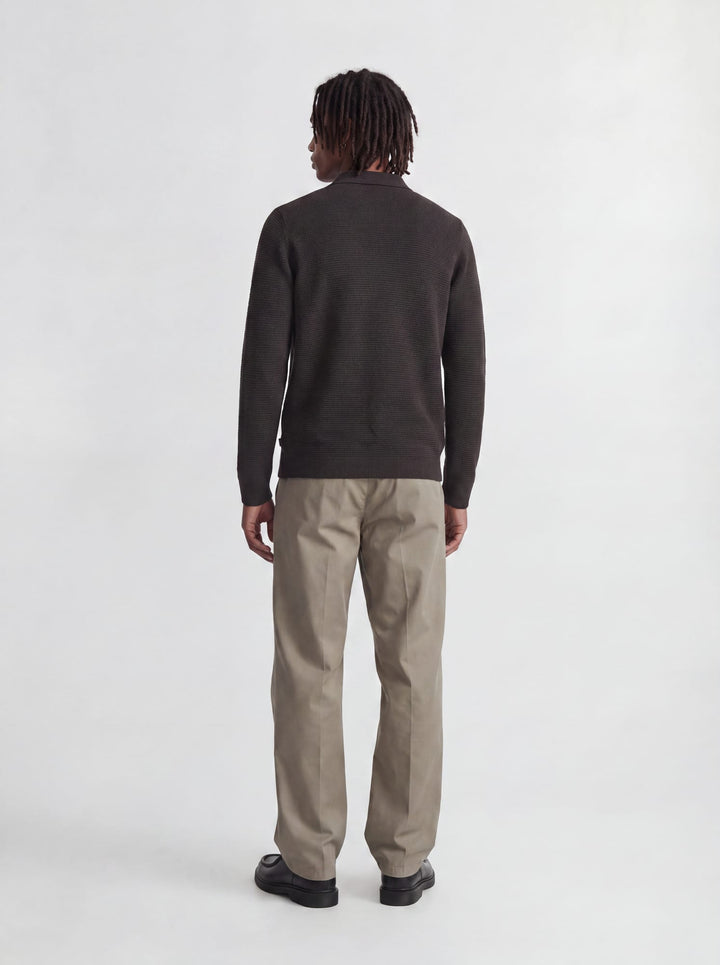 Jack &amp; Jones Bluriley polo l/m bruin – heren