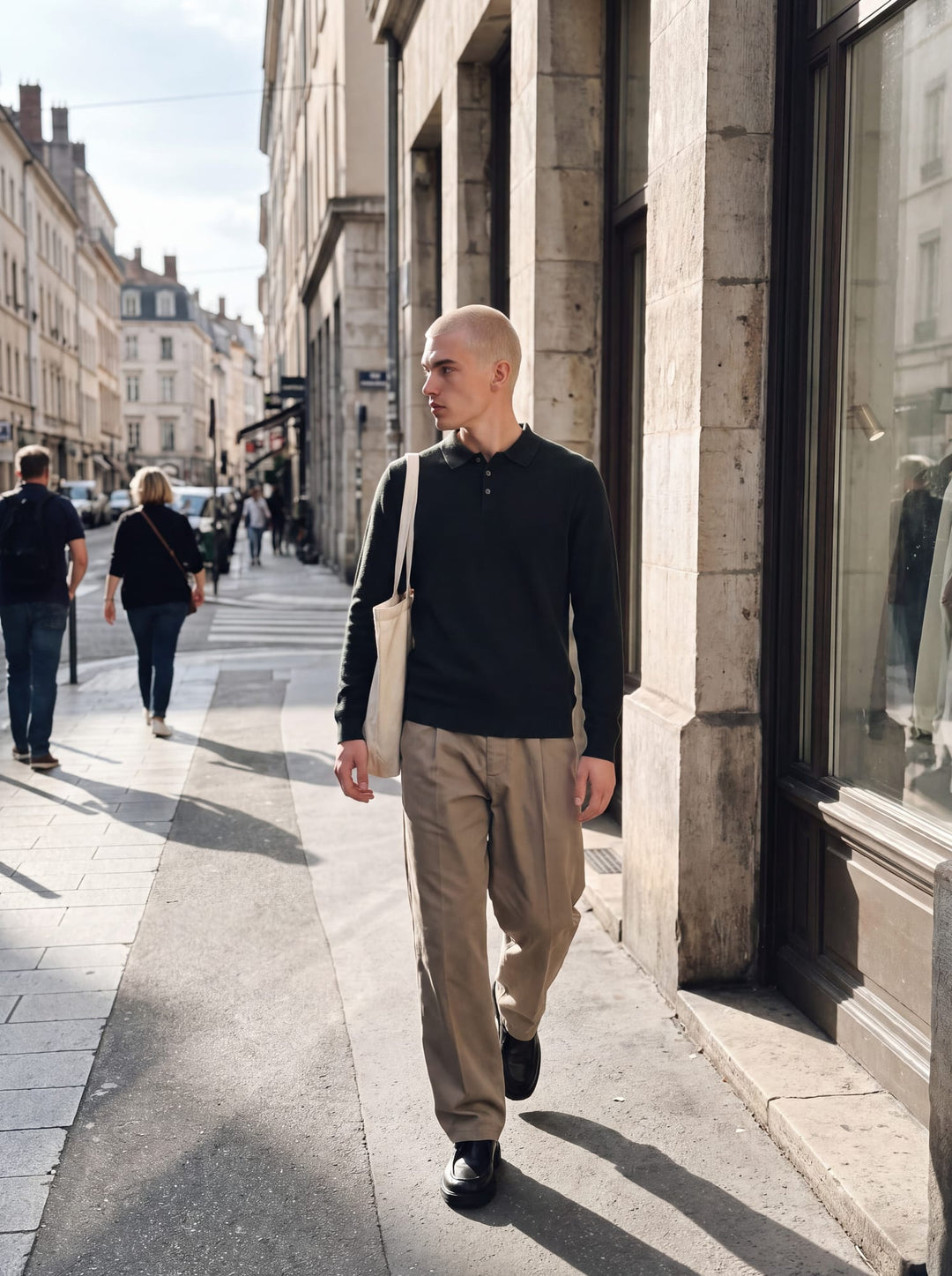 Jack &amp; Jones polo l/m donkergroen – heren