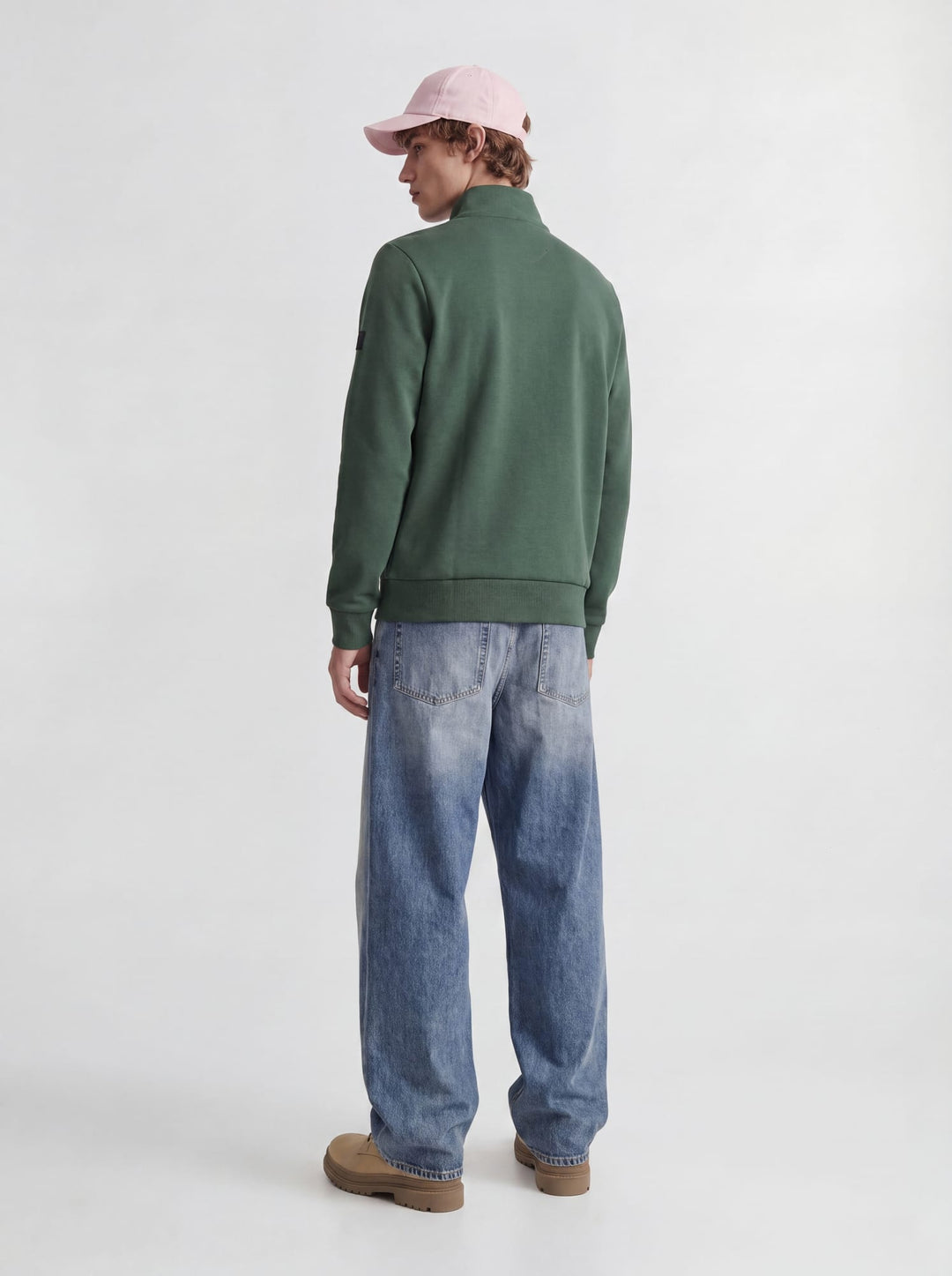 Jack &amp; Jones 12275675 Blufrankie vest sweat donkergroen – heren