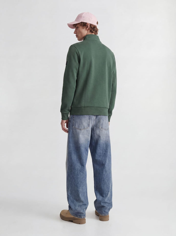Jack &amp; Jones 12275675 Blufrankie vest sweat donkergroen – heren