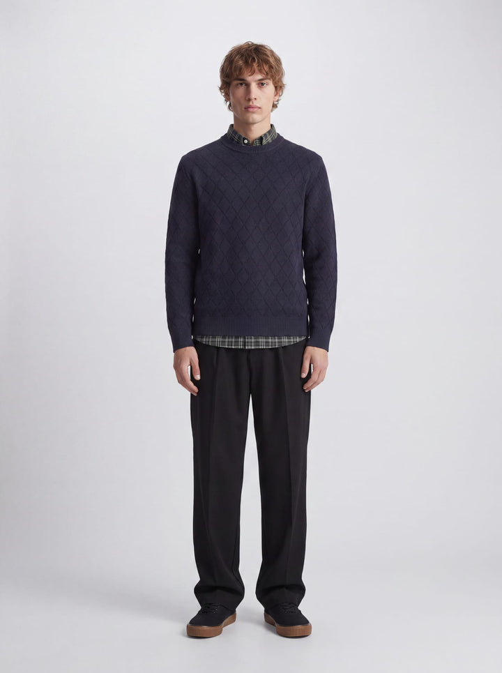 Jack &amp; Jones 12301702 Blacole trui navy – heren