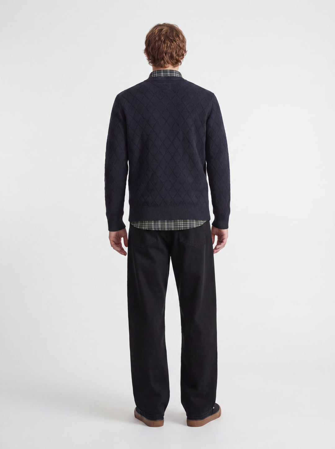 Jack &amp; Jones 12301702 Blacole trui navy – heren